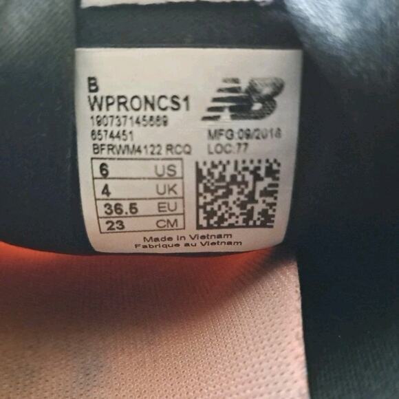 New Balance Vazee Pronto Running Shoes Womens 6 Orange Mesh Sneakers WPRONCS1 - Picture 10 of 14